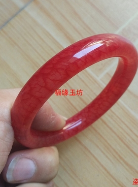 玉手镯凤血旺夫大红送礼带证书