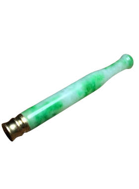 新玉石翡翠冰种飘花烟嘴