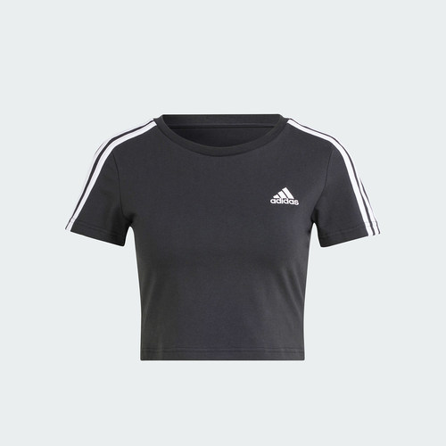 Adidas/阿迪达斯正品W 3S BABY T女士短款舒适运动休闲短袖IR6111 - 图1