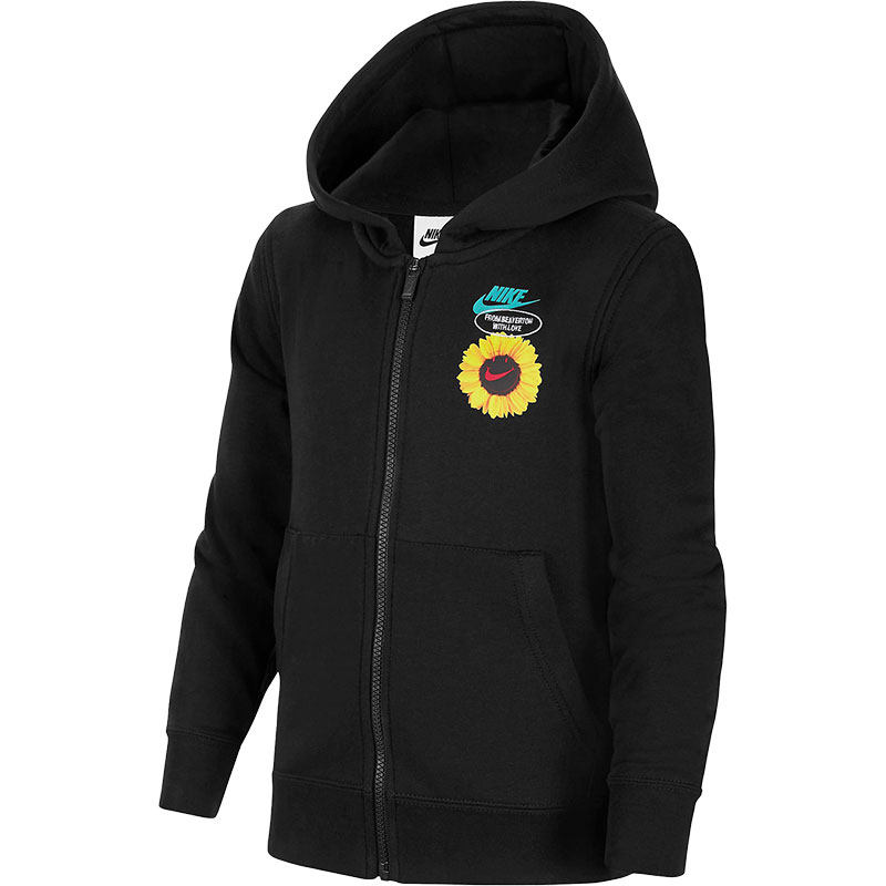 Nike/耐克正品休闲大童时尚宽松运动连帽夹克外套 DM8102-010 - 图3