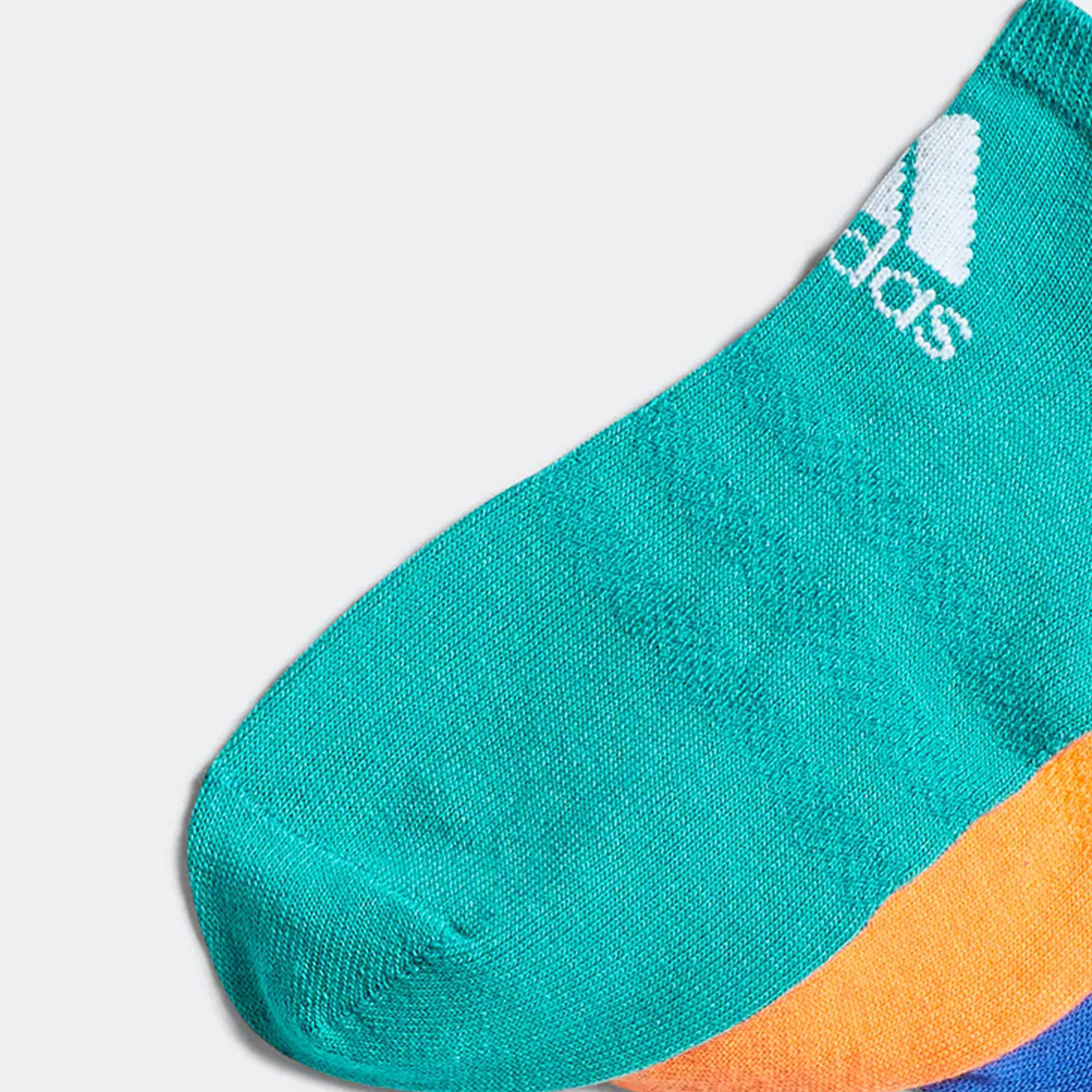 Adidas/阿迪达斯正品新款舒适儿童运动短筒袜三双装HN6707 - 图0