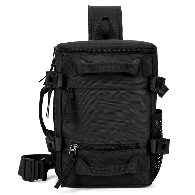 运动胸包韩版胸前斜挎包男女休闲手提包大容量单肩包个性旅行包 - 图3