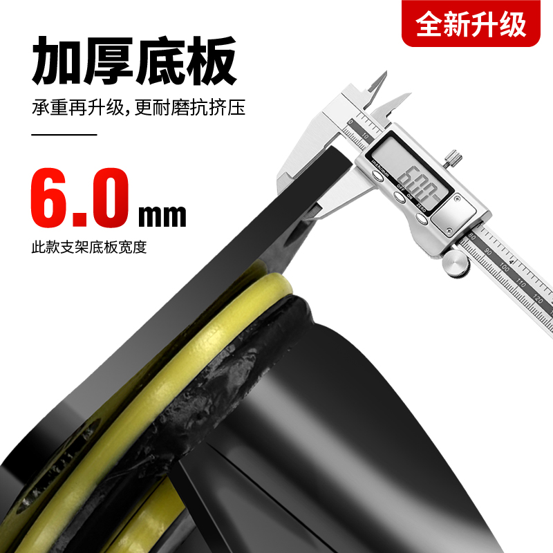 万向轮支架配件重型寸加厚轮脚轮配万向轮抗冲击支架重型加厚瓦兴 - 图0