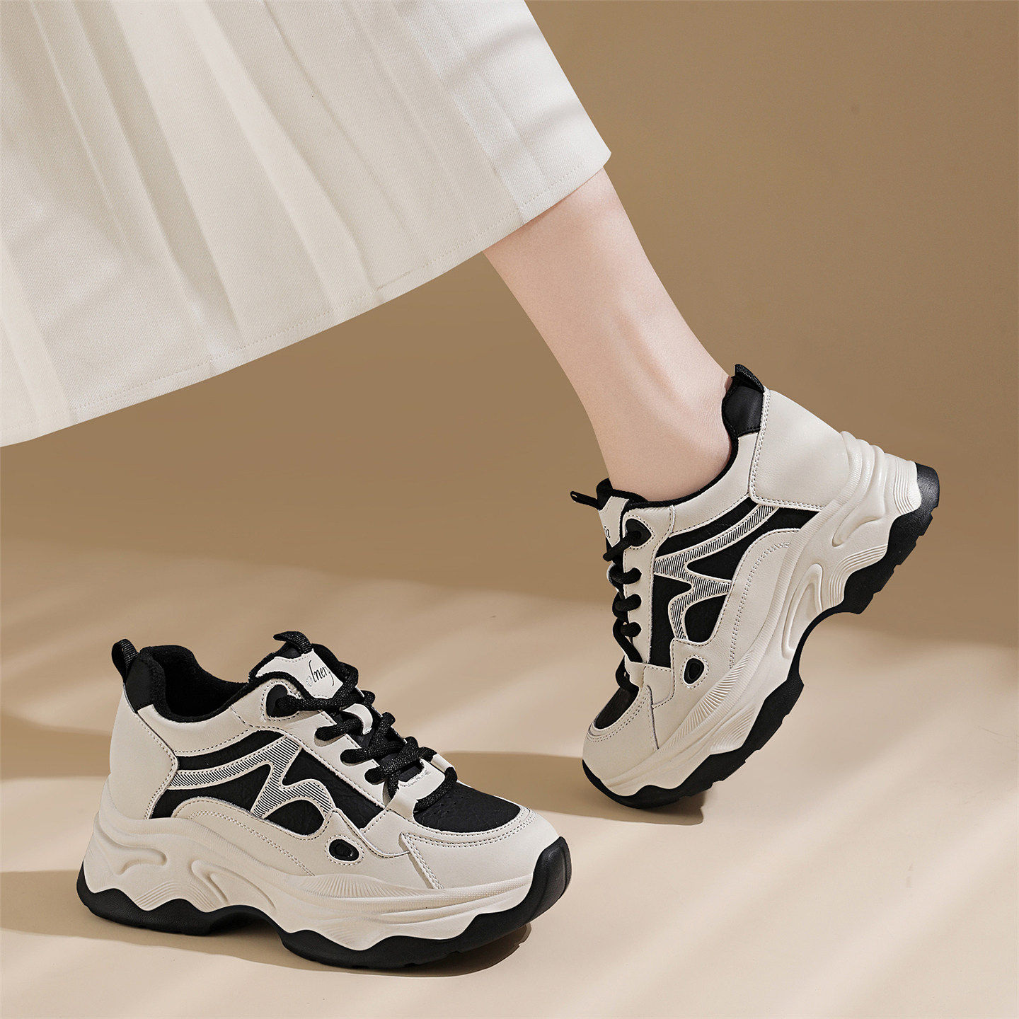 2025冬季新款内增高老爹鞋女厚底轻便百搭休闲运动鞋显瘦休闲鞋子,淘宝优惠券,粉丝福利购,淘宝优惠卷