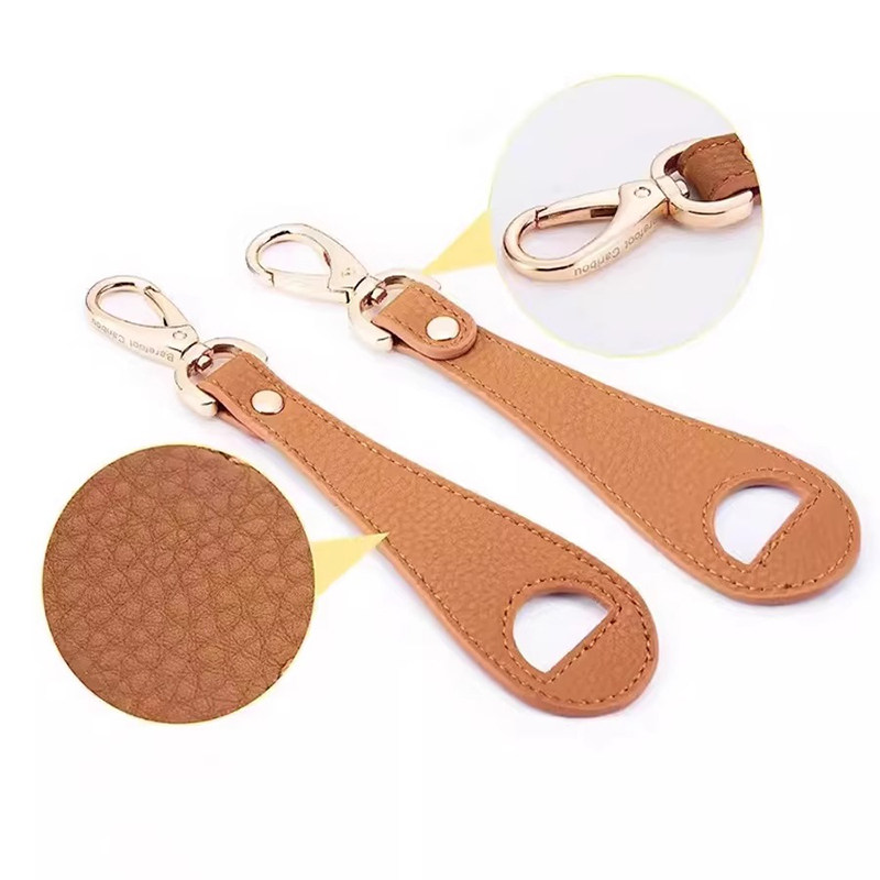 户外旅行帽子夹挂钩丝巾扣PU皮革手提包帽夹夏季遮阳帽收纳挂扣夹