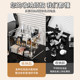 Desktop storage box cosmetics acrylic transparent student dormitory skin care products dressing table organization layered storage rack