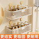 No-punch bathroom storage rack rust-free - strong load-bearing