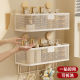 No-punch bathroom storage rack rust-free - strong load-bearing