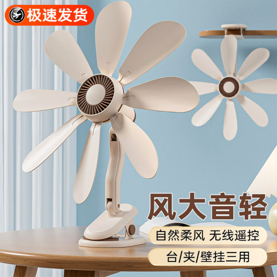 Wall mounted small kitchen fan without drilling holes