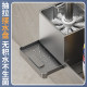 Wall-mounted toilet brush with nail-free installation and powerful decontamination