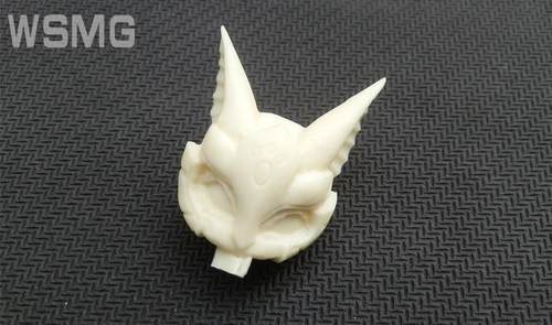 动漫GK手办迅龙猫魔物猎人 怪物猎人迅龙装小猫手里剑白件模 现货 - 图3