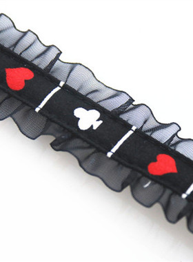 朋克少女花边颈带项圈女