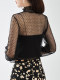 ເສື້ອເຊີດທີ່ມີຕາຫນ່າງ polka dot ລະດູໃບໄມ້ຫຼົ່ນແລະລະດູຫນາວຂອງແມ່ຍິງ