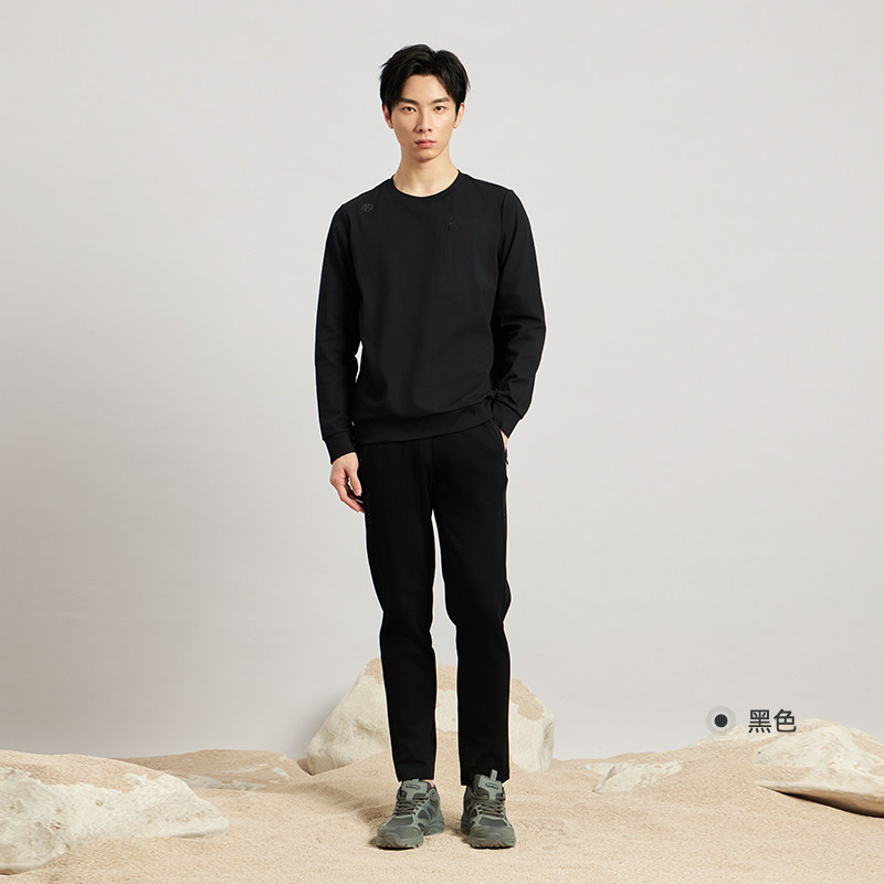 【新品】RAPIDO雳霹道2025年春夏男士休闲圆领套头卫衣长袖T恤衫,淘宝优惠券,粉丝福利购,淘宝优惠卷