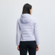 Ladies simple everyday hooded 90% goose down jacket