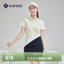 RAPIDO Thunder Bolt 2022 New Feminine Dress GOLF Downswing Design Sporting Sensation T-shirt Polo Shirt