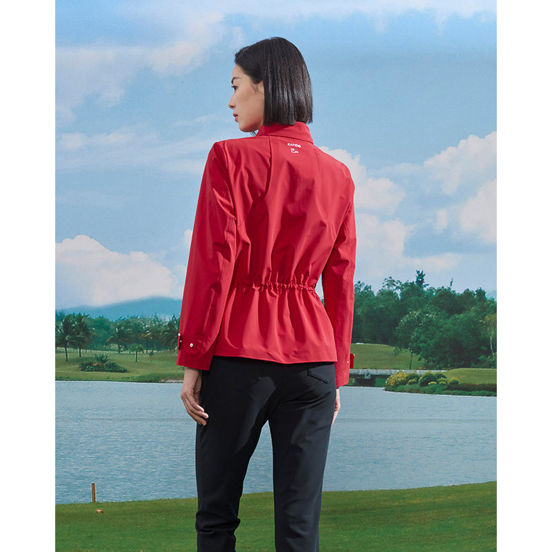 【新品】RAPIDO雳霹道2025年春夏女士高尔夫GOLF夹克新年红色外套,淘宝优惠券,粉丝福利购,淘宝优惠卷