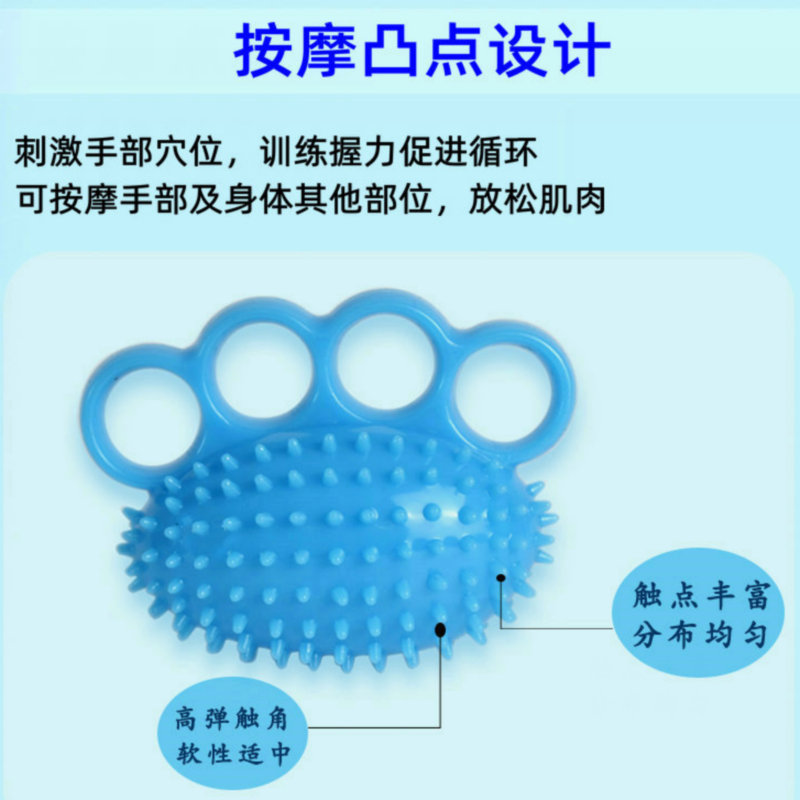 康复训练分指握力球按摩老人锻炼器材部手指力量圈握力器中风偏瘫 - 图1