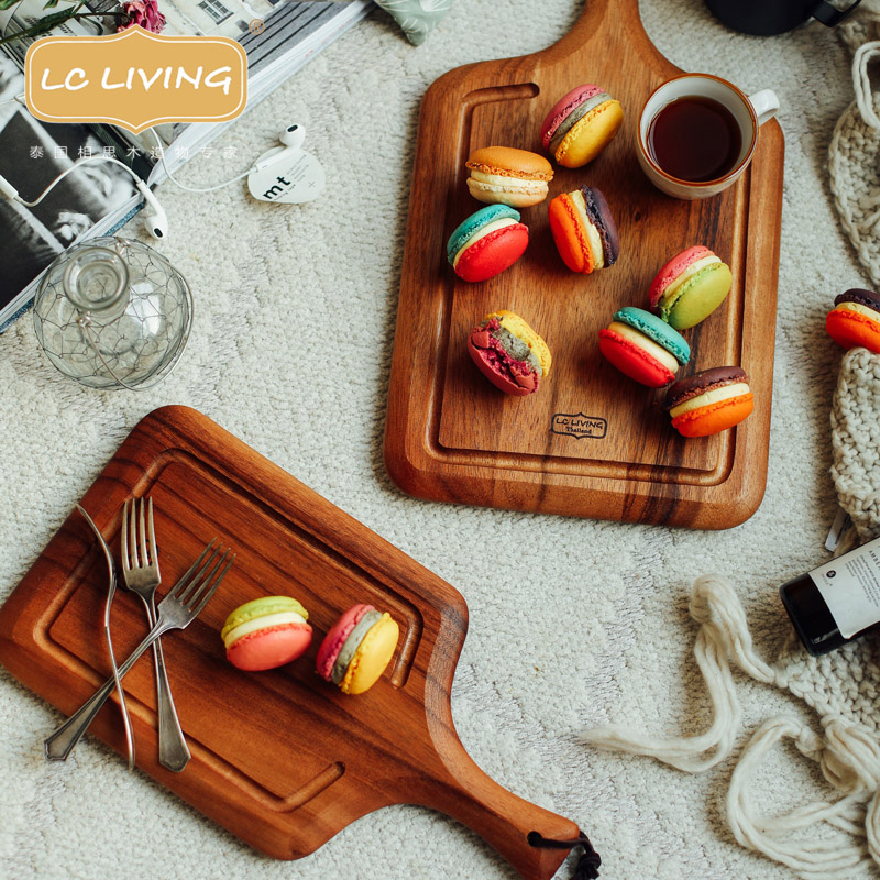 泰国LcLiving相思木切水果砧板厨房辅食板面包板木料理板家用菜板 - 图2