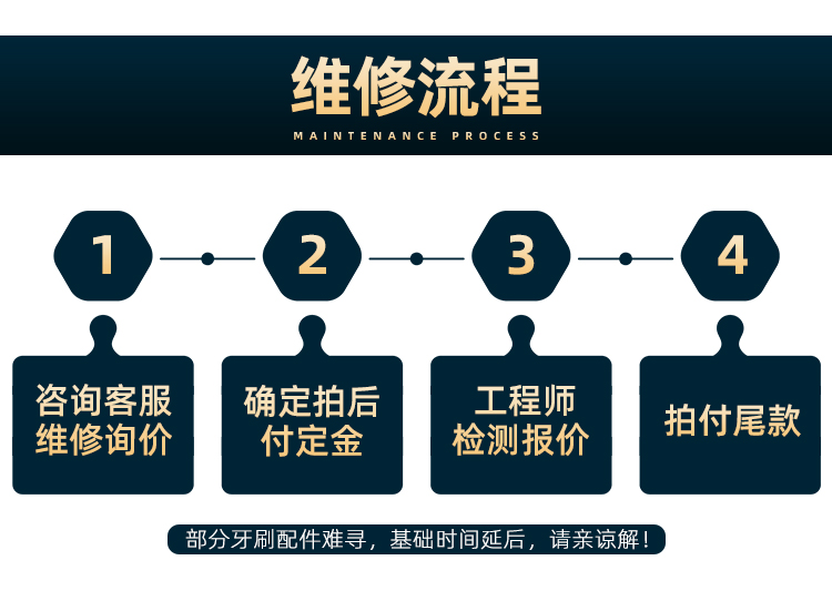 飞利浦电动牙刷维修售后修理店 HX9360 hx993L hx992s不开机进水-图2