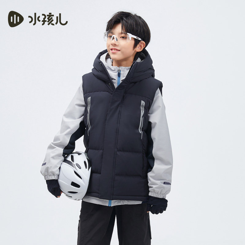 【三防羽绒】水孩儿儿童马甲背心秋冬新男女童坎肩鸭绒外套,淘宝优惠券,粉丝福利购,淘宝优惠卷