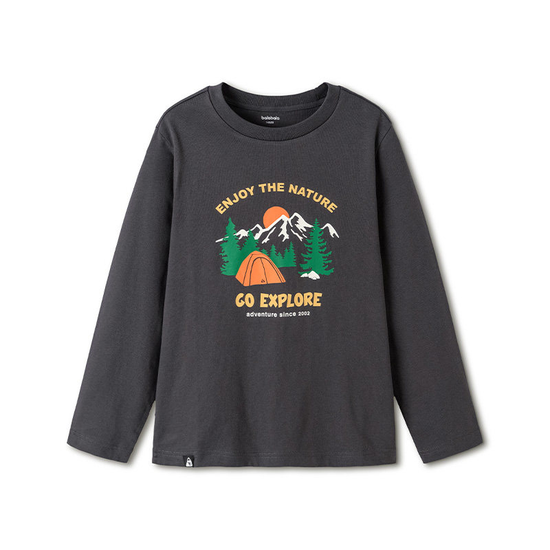 巴拉巴拉儿童长袖T恤男女童纯棉运动上衣2026春装新款童装速干潮t,淘宝优惠券,粉丝福利购,淘宝优惠卷