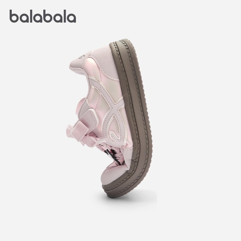 【库洛米IP商场同款】巴拉巴拉童鞋女童板鞋德训鞋秋冬2025新款潮,淘宝优惠券,粉丝福利购,淘宝优惠卷