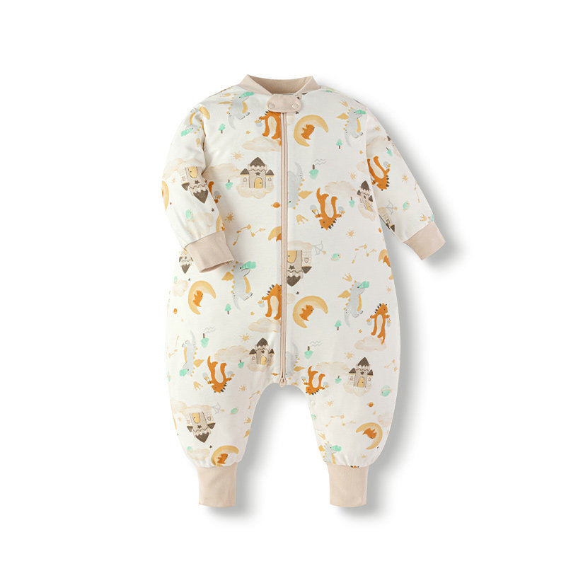 巴拉巴拉婴儿睡袋宝宝儿童分腿保温防踢被新生儿连体纯棉秋冬加厚,淘宝优惠券,粉丝福利购,淘宝优惠卷