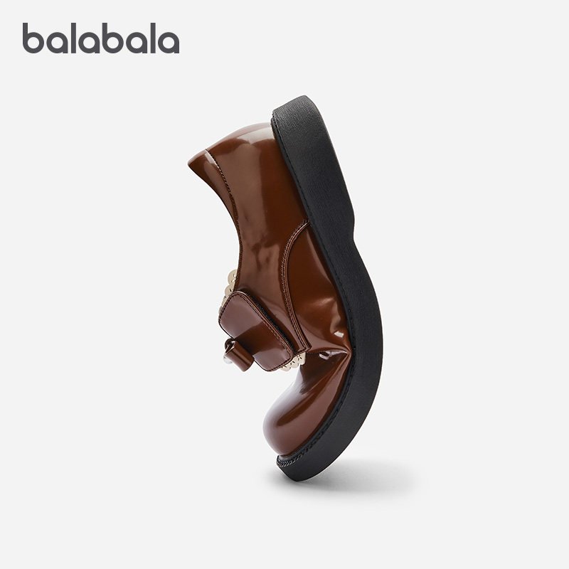 巴拉巴拉女童公主鞋小童宝宝软底小皮鞋儿童鞋子2025秋季新款童鞋,淘宝优惠券,粉丝福利购,淘宝优惠卷