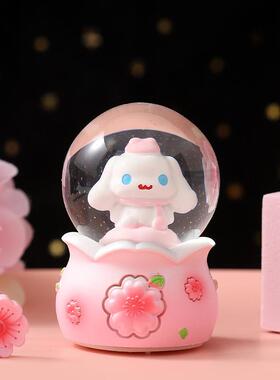 18137通发光水晶球萌宠装饰灯小球卡桌面装饰发水亮小套圈礼品