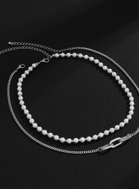 2件套珍珠特密链项链套装
