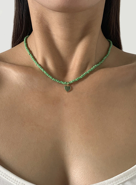 可爱项链气质旅拍锁骨链女