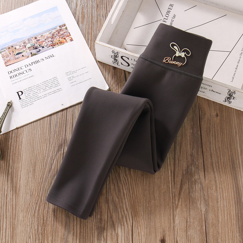 女童鲨鱼裤加绒秋冬外穿裤子新款高腰瑜伽芭比裤黑色中大童打底裤,淘宝优惠券,粉丝福利购,淘宝优惠卷