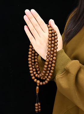 精品六道木木老料手链佛珠