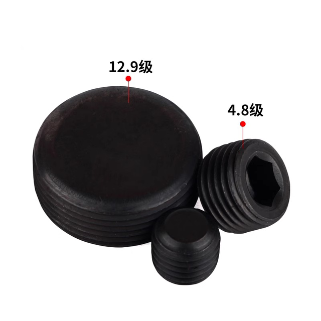 Conical tube zg 4.8/12.9 grade hexagonal oil plug