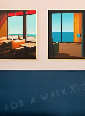 小众风情调客餐厅书房装饰壁挂画