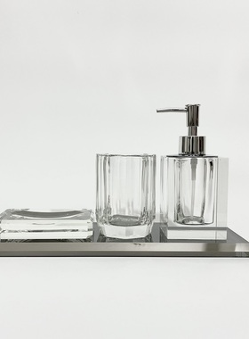 水晶现代轻奢卫生间软装饰品