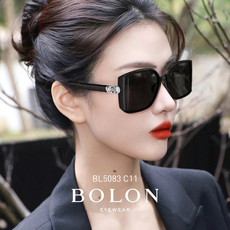 暴龙眼镜2025年新款太阳镜曲面三面防晒大框墨镜女BL5083 BL5066