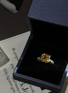 PPGIGI原创设计 黄水晶戒指