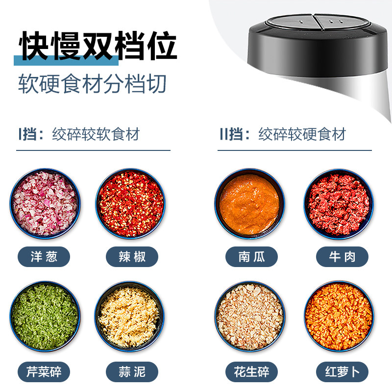半球绞肉机家用电动小型打馅蒜泥器 三合电器绞肉/碎肉/绞菜机