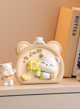 框桌面开业品办公室卡通节日礼物