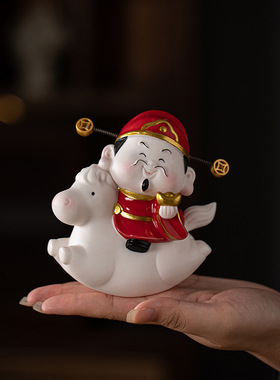 桌面开业品招财马年家居马上有钱