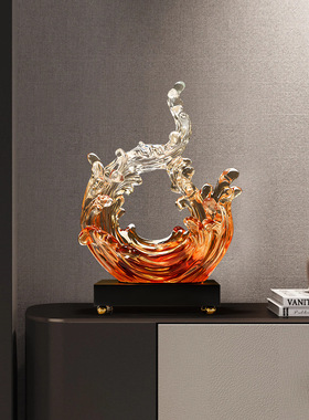 风生水起摆件家居饰品客厅电视柜酒柜装饰品轻奢办公室招财