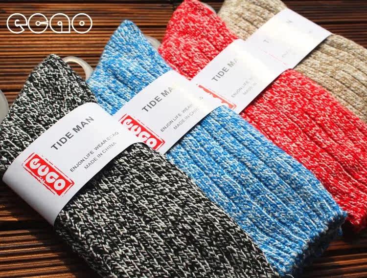 搭配ECAO粗线复古情侣袜民族风袜子余文乐同款千颂伊同款男女棉袜,淘宝优惠券,粉丝福利购,淘宝优惠卷