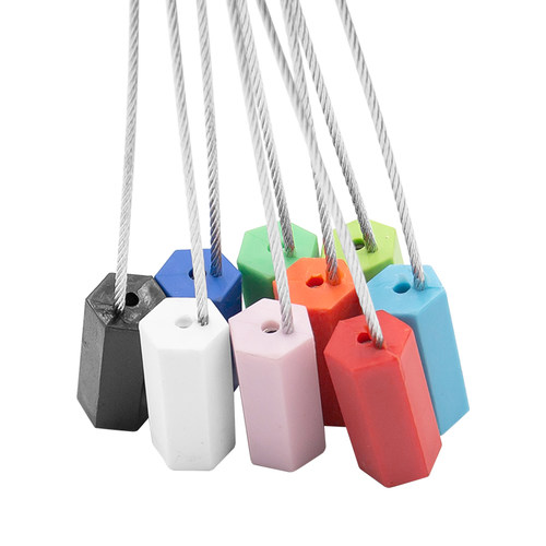 宇脉一次性抽紧式钢丝封条货柜集装箱钢丝铅封施封锁煤矿车封签 - 图3