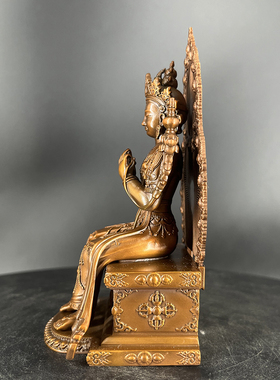 弥勒佛红铜祝福民族风