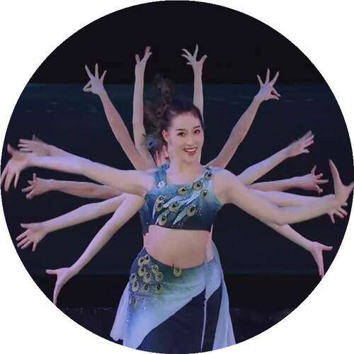 成人傣族女修身孔雀舞表演服渐变色包臀石榴籽裙艺考练习裙舞蹈服 - 图2