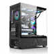 A7 desktop computer glass side transparent game chassis