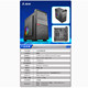 Portable business office host chassis