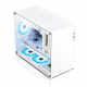 Black laptop desktop computer compact white small case